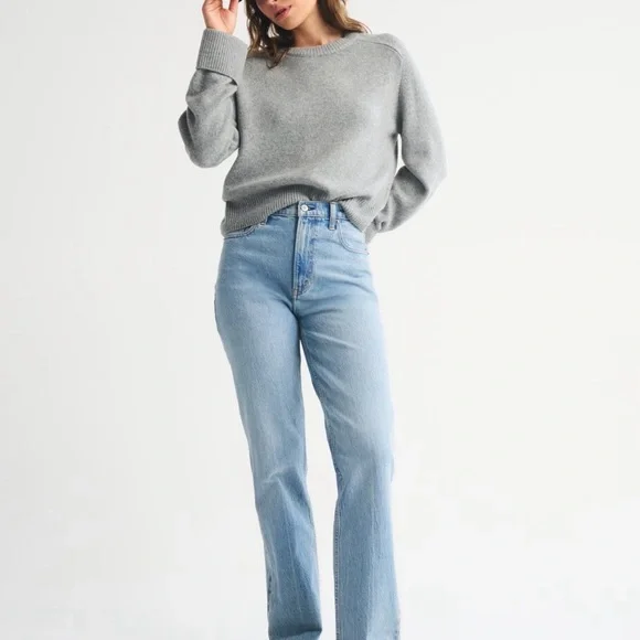 Abercrombie and fitch 90s straight 6 short jeans - Picture 1 of 5